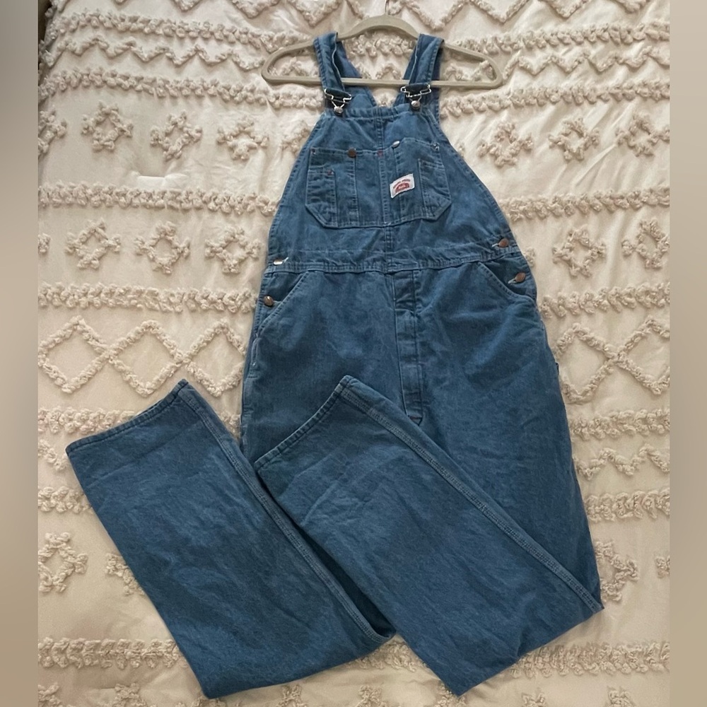 Classic Blue Denim Overalls for Men